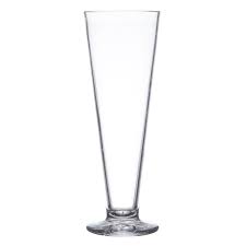 An empty beer glass
