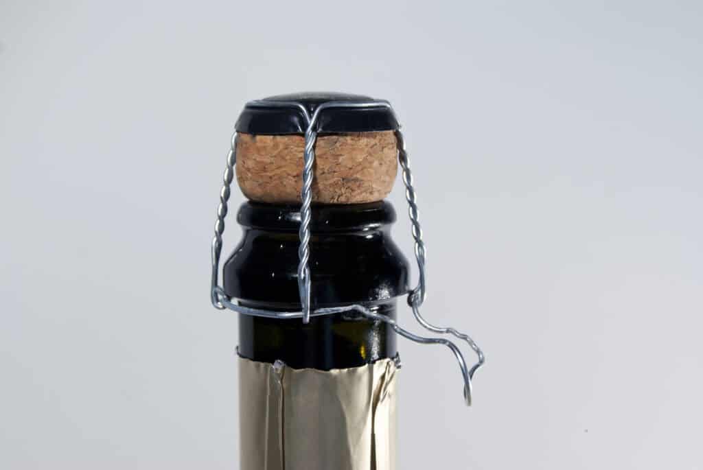 beer with a cork